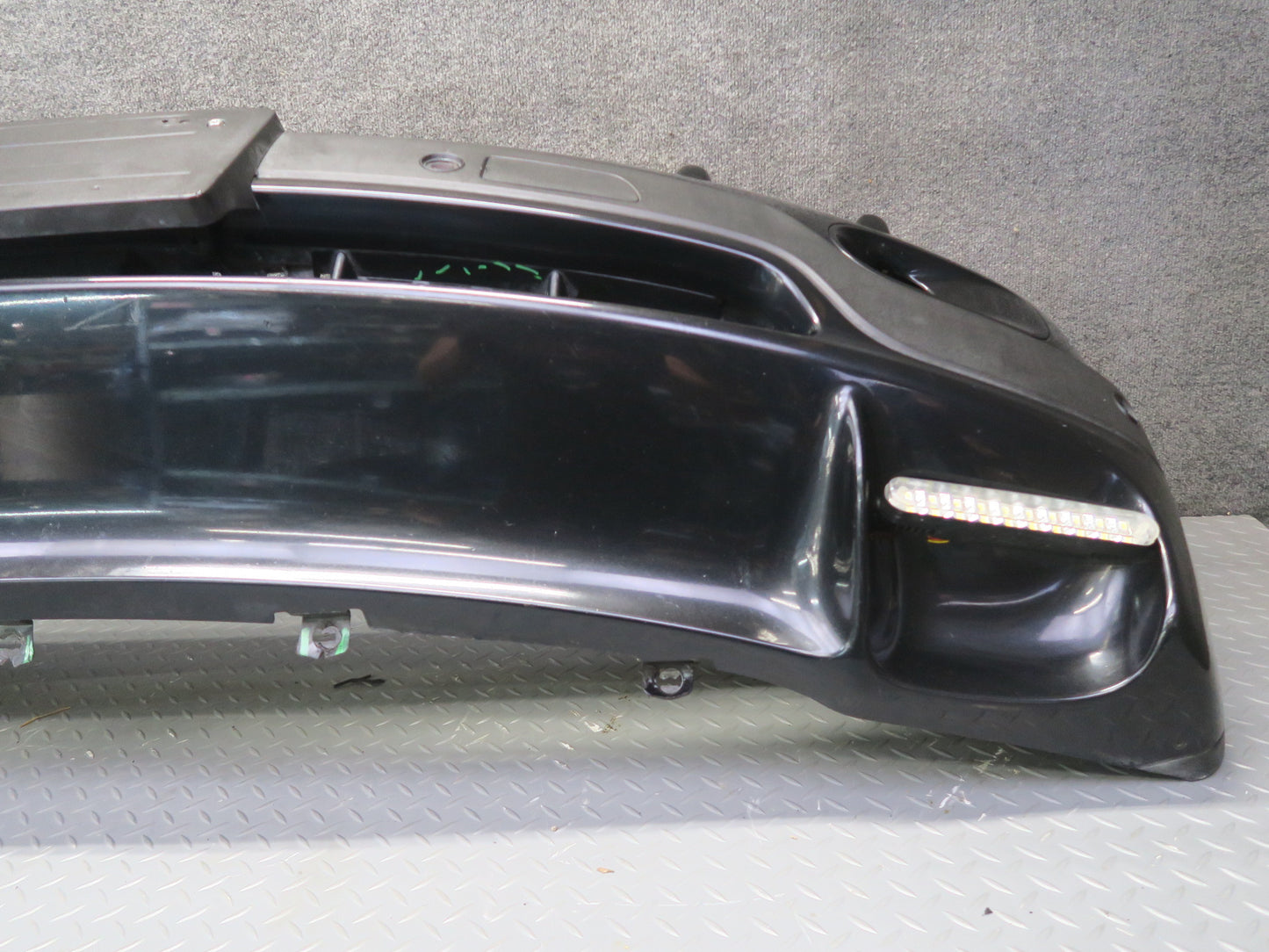 04-06 BMW E53 X5 4.8is Front Bumper Cover Black w Fog Lights PDC Sensors OEM