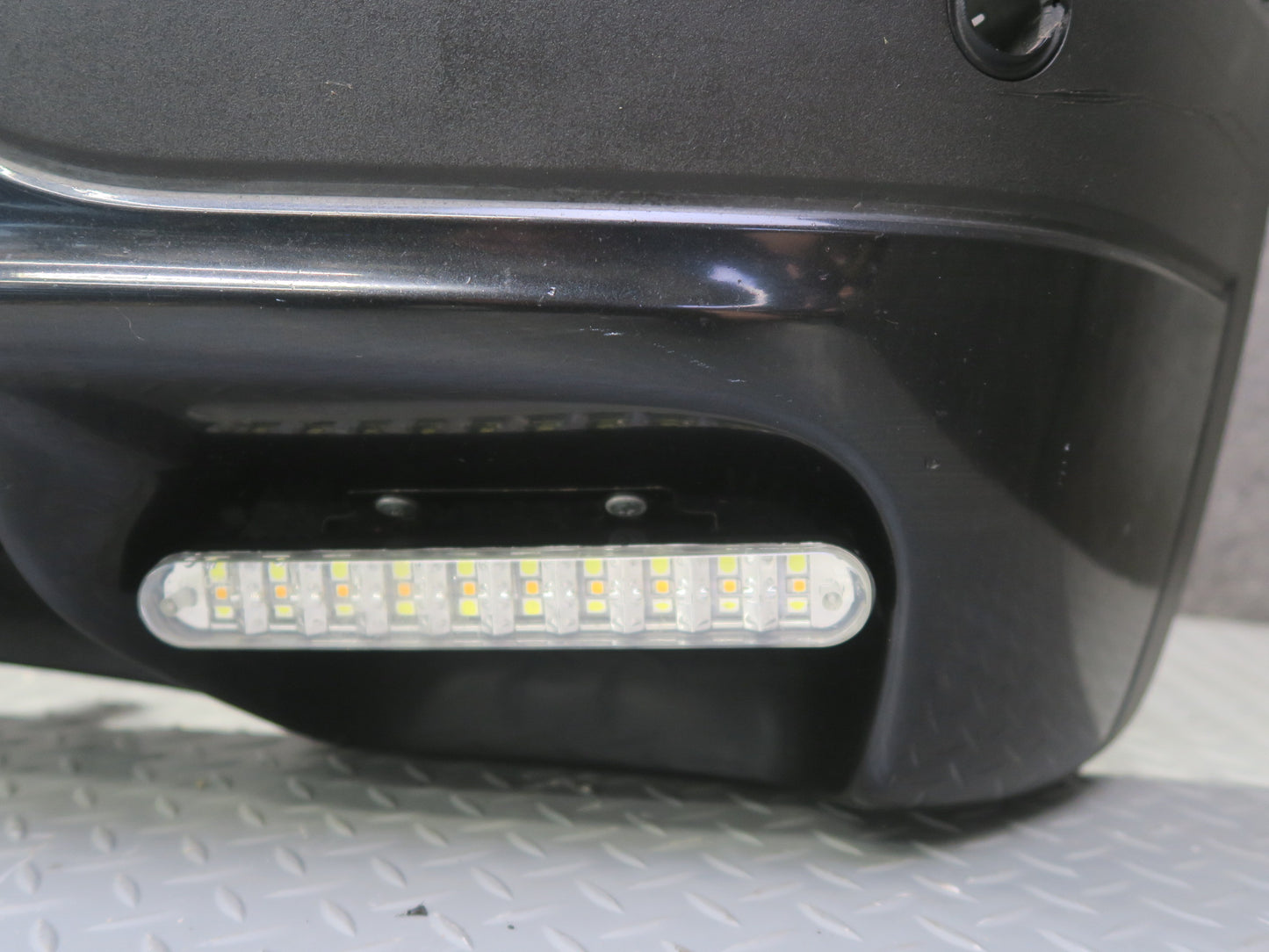 04-06 BMW E53 X5 4.8is Front Bumper Cover Black w Fog Lights PDC Sensors OEM