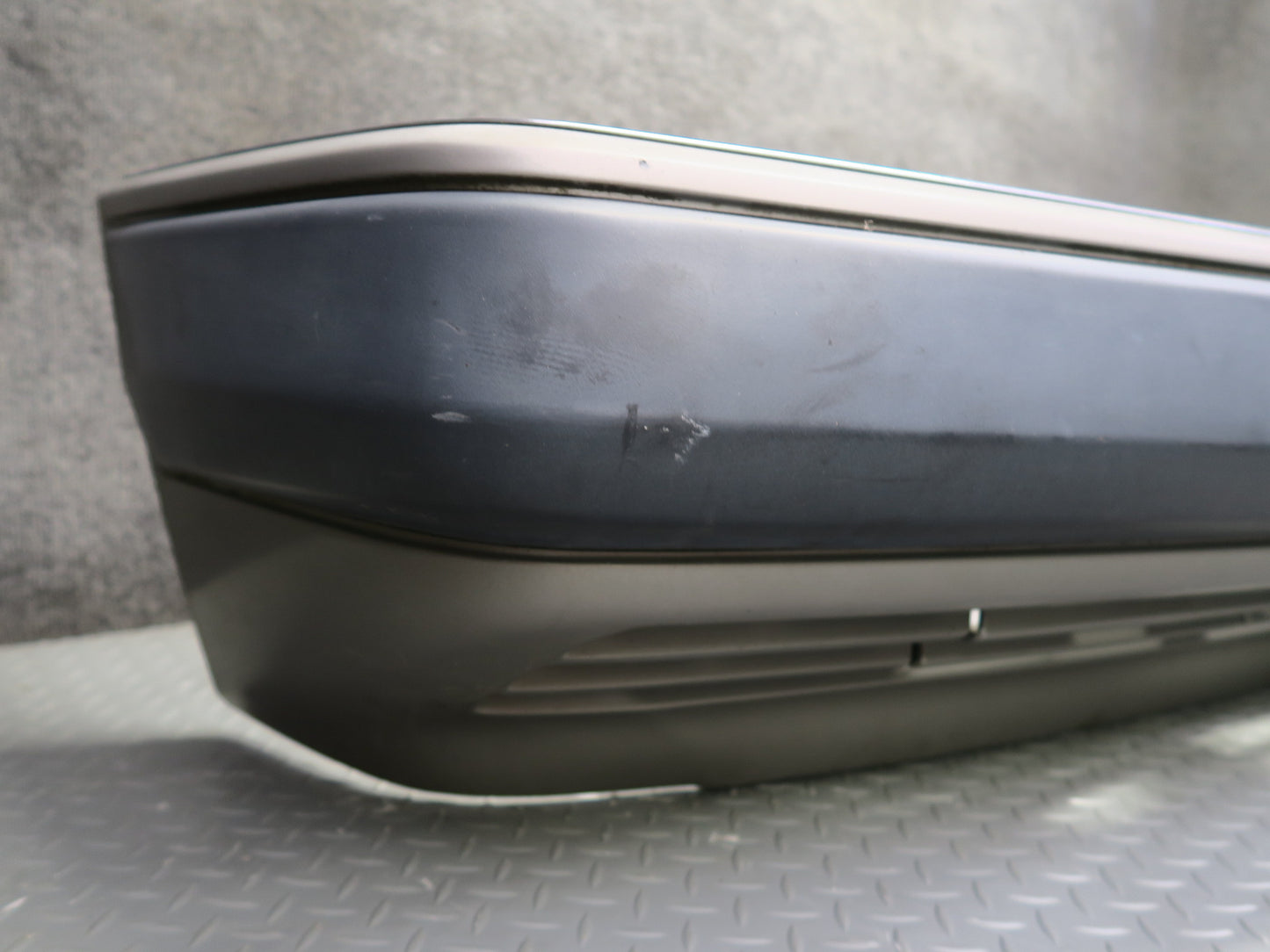 86-93 Mercedes W124 300E Front Bumper Cover Smoke Silver Metallic OEM
