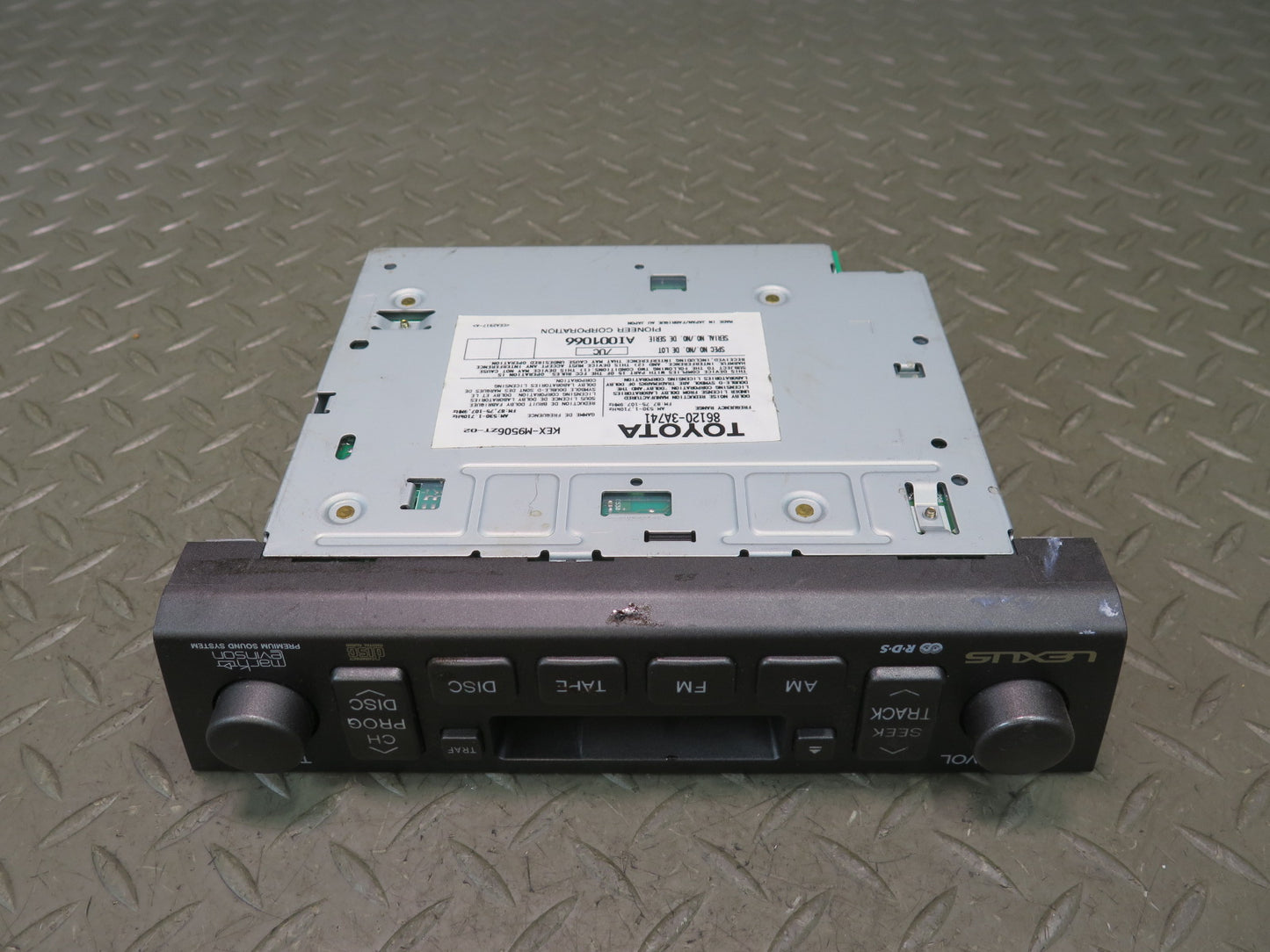 01-03 Lexus GS300 GS430 Pioneer Cassette Radio Player Receiver 86120-3A741 OEM