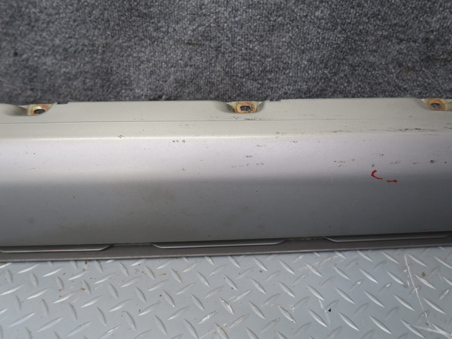 90-93 Mercedes W124 300E Left & Right Side Skirt Rocker Panel Molding Set OEM