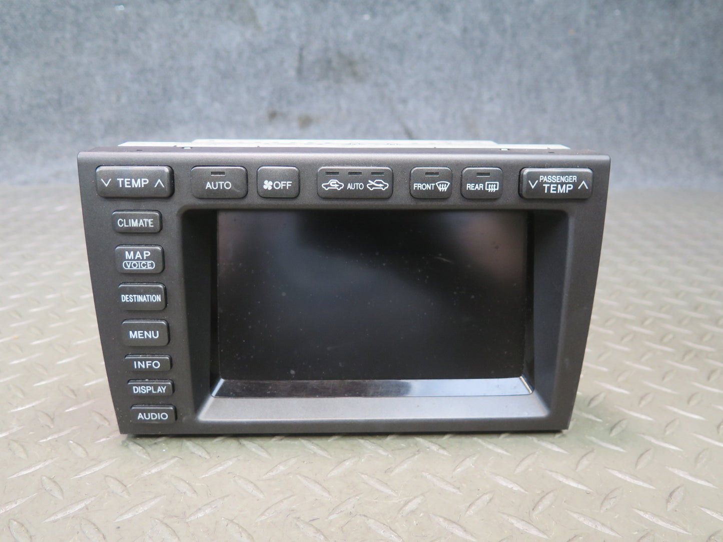 02-03 Lexus GS300 GS430 GPS Navigation Climate Display Head Unit 86111-30251 OEM