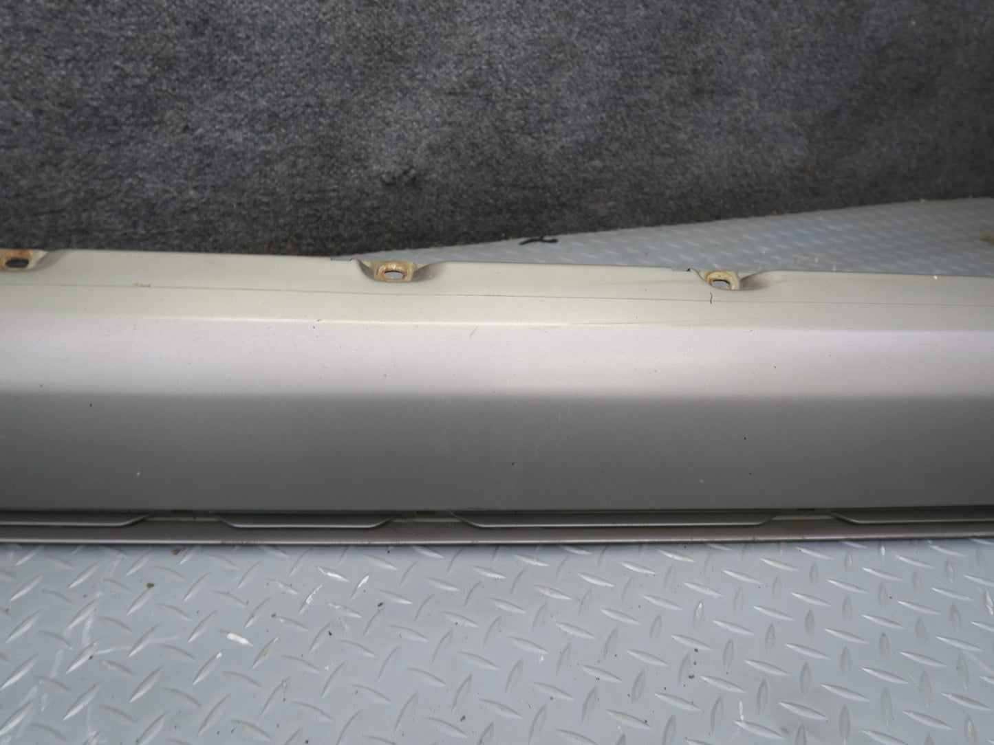 90-93 Mercedes W124 300E Left & Right Side Skirt Rocker Panel Molding Set OEM