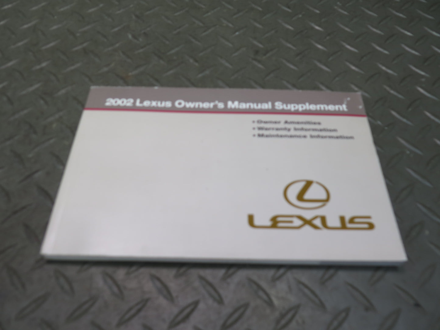 2002 Lexus GS300 GS430 Owners Operator Guide Manual Book Set OEM