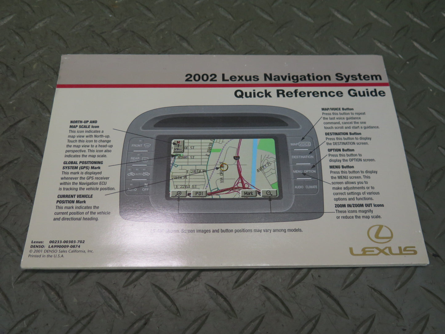 2002 Lexus GS300 GS430 Owners Operator Guide Manual Book Set OEM
