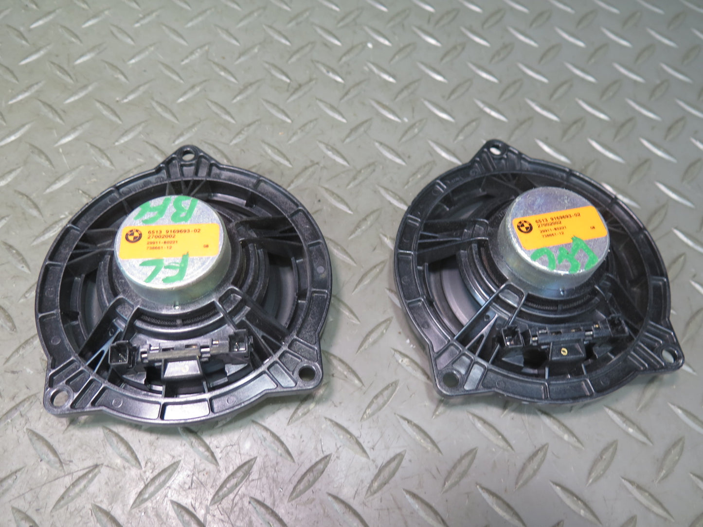 11-16 BMW F10 550ix 14pcs Front & Rear TOP Hifi Tweeter Speaker Set OEM