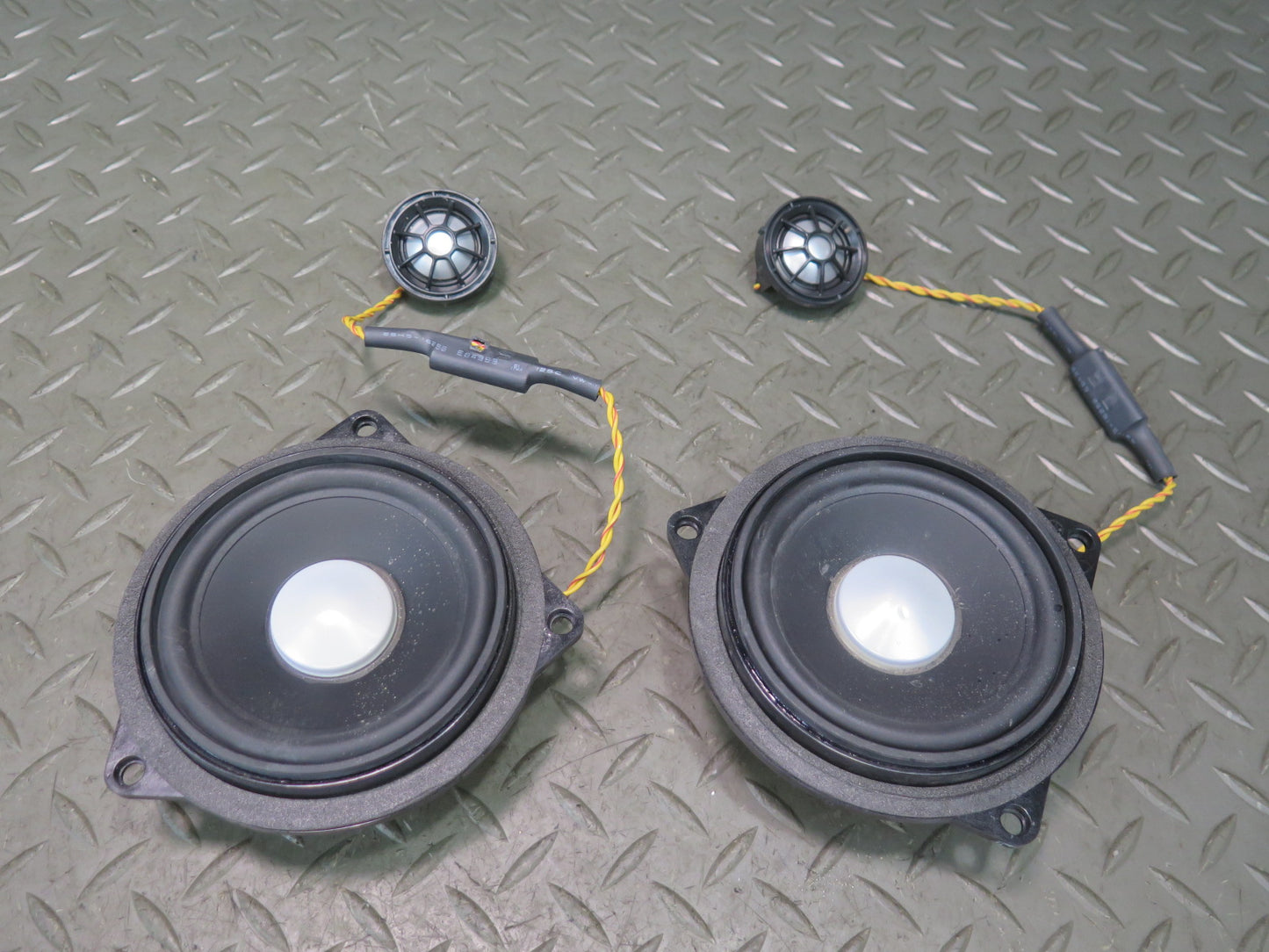 11-16 BMW F10 550ix 14pcs Front & Rear TOP Hifi Tweeter Speaker Set OEM