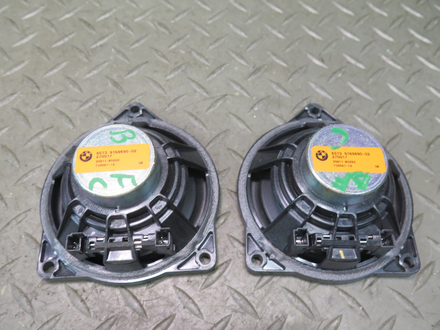 11-16 BMW F10 550ix 14pcs Front & Rear TOP Hifi Tweeter Speaker Set OEM