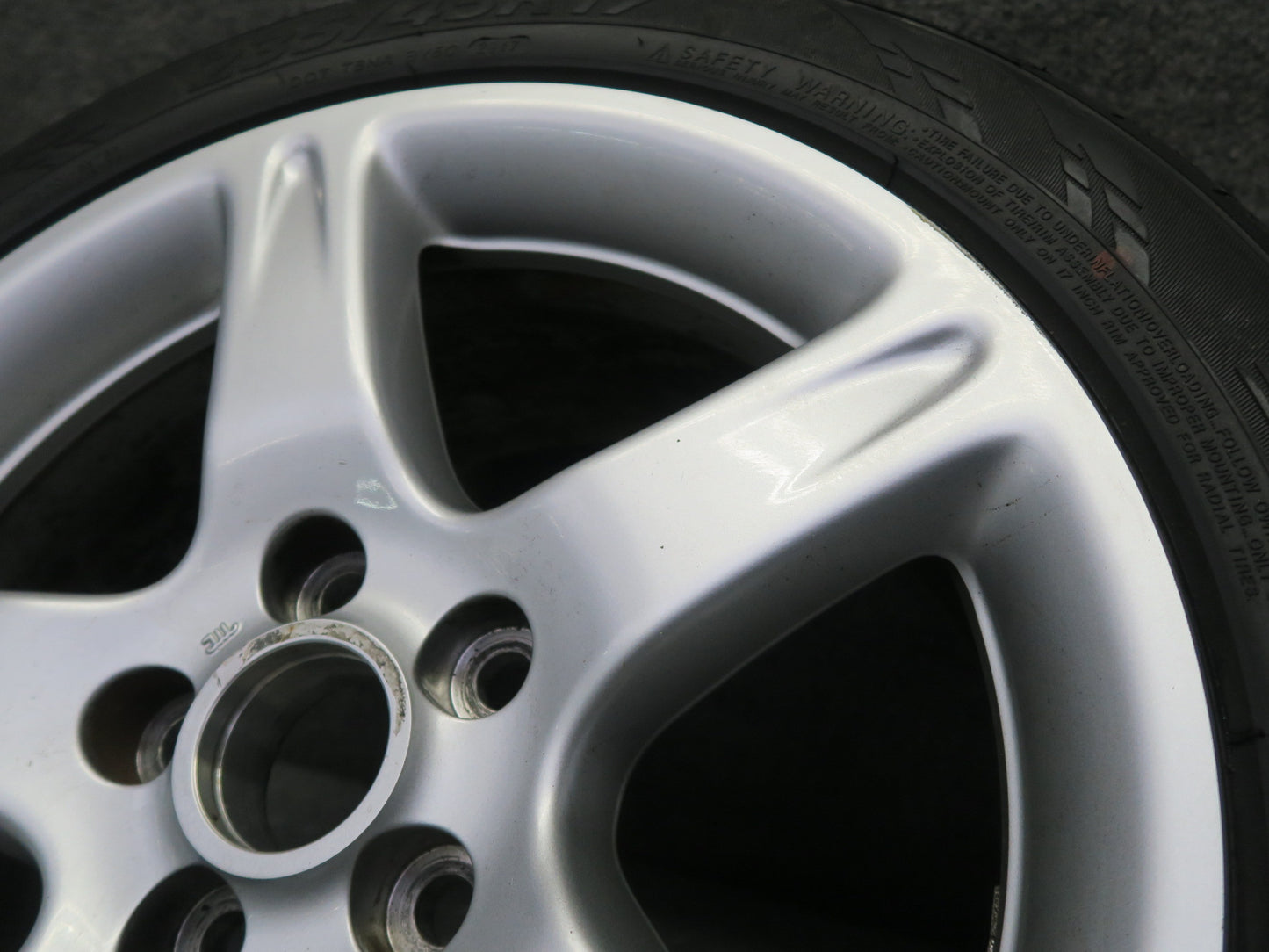 98-02 Lexus GS300 GS430 R17 17" Alloy Wheel Rim 17x8J ET50 w Tire 235/45 OEM