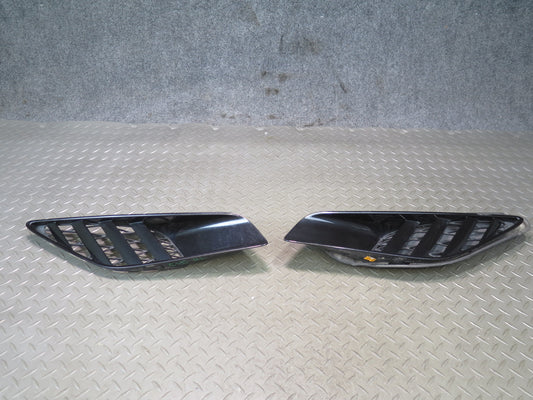 14-19 Chevrolet Corvette C7 Set of 2 Rear Quarter Air Vent Scoop Bezel Panel OEM