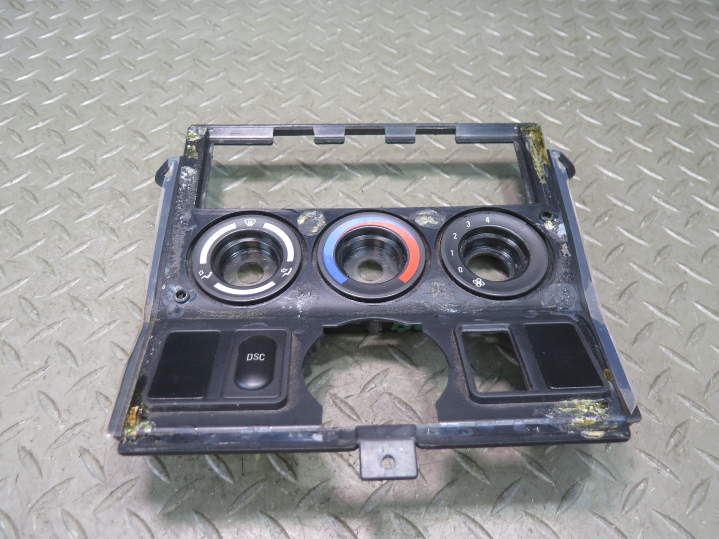 00-02 BMW E36/7 Z3 Center Console A/C Heater Switch Trim Panel Black OEM
