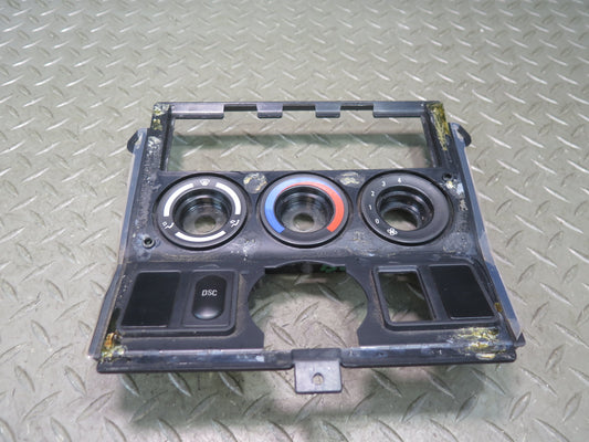 00-02 BMW E36/7 Z3 Center Console A/C Heater Switch Trim Panel Black OEM