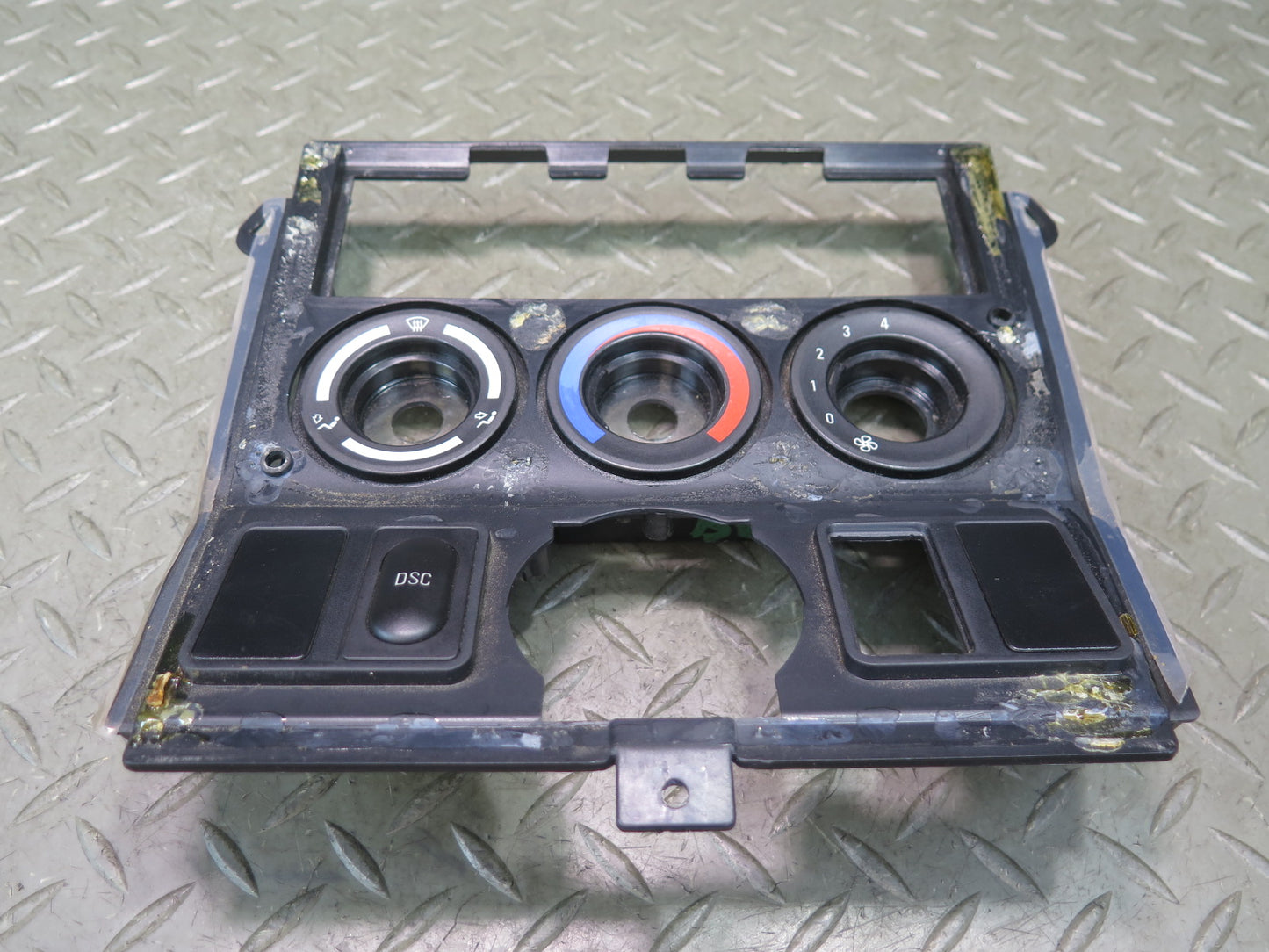 00-02 BMW E36/7 Z3 Center Console A/C Heater Switch Trim Panel Black OEM