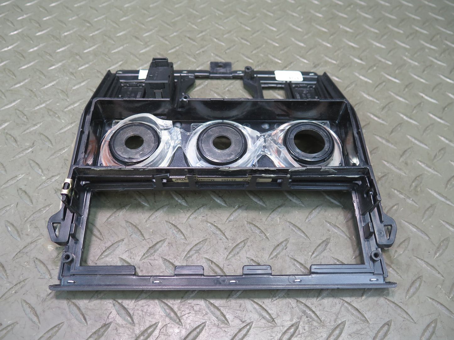 00-02 BMW E36/7 Z3 Center Console A/C Heater Switch Trim Panel Black OEM