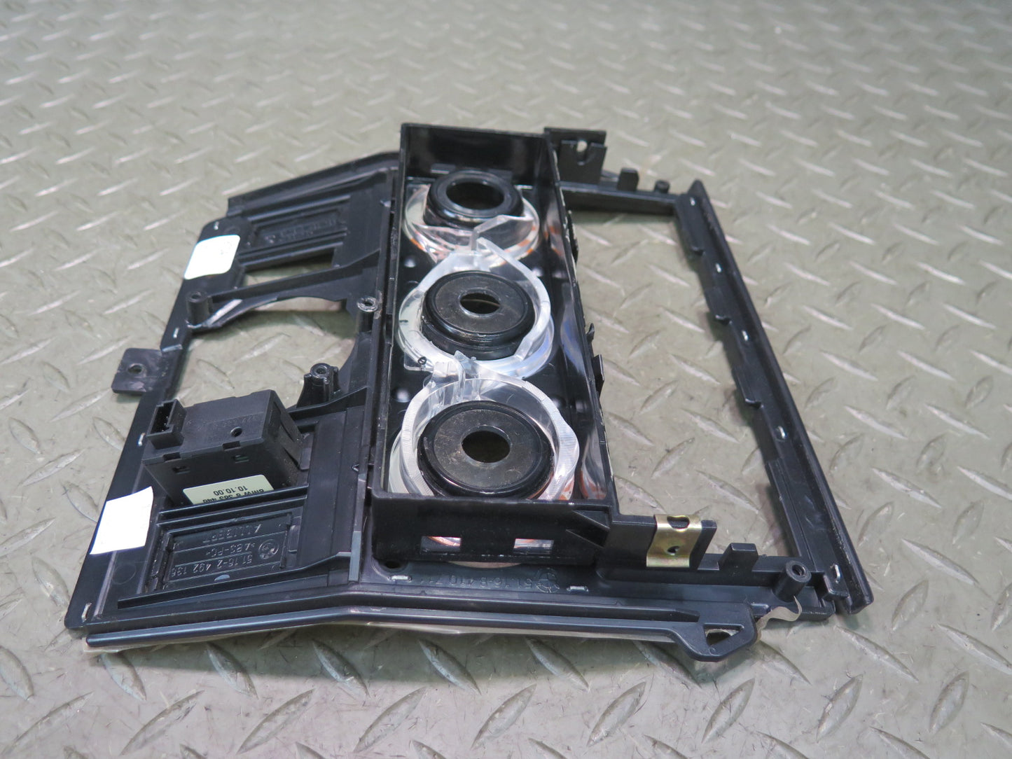 00-02 BMW E36/7 Z3 Center Console A/C Heater Switch Trim Panel Black OEM