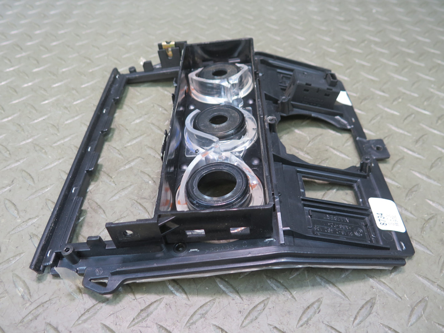 00-02 BMW E36/7 Z3 Center Console A/C Heater Switch Trim Panel Black OEM