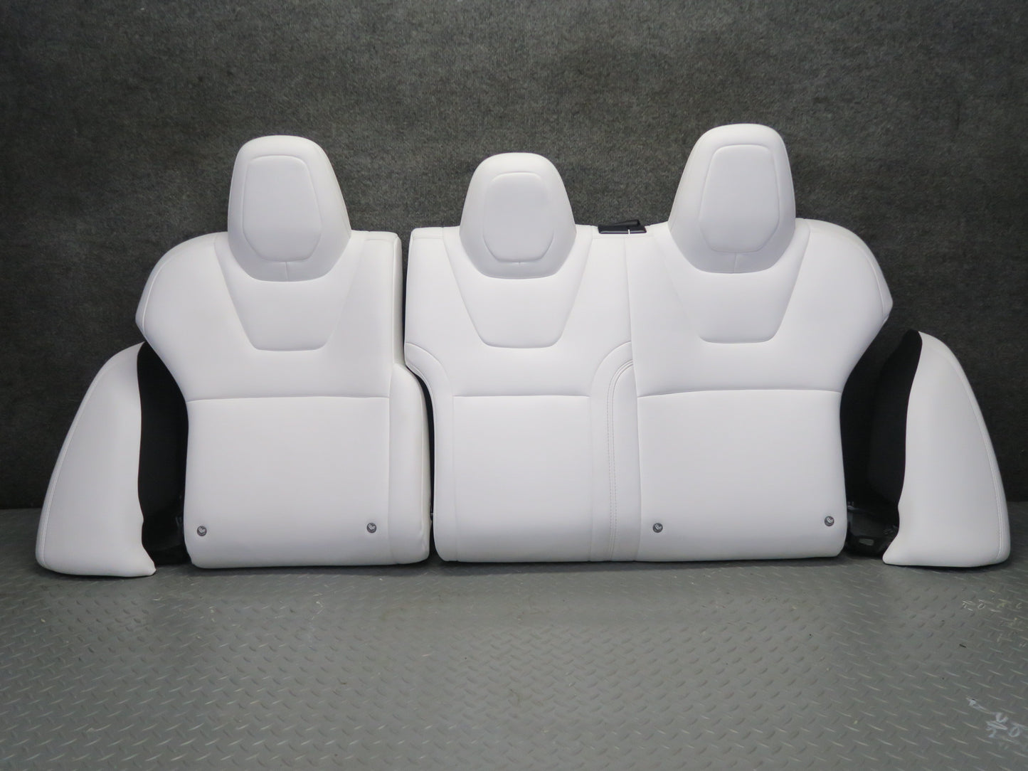 2016-2019 Tesla Model S 75D Front & Rear Left Right Leather Seat White Set