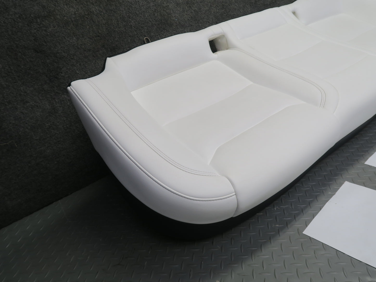 2016-2019 Tesla Model S 75D Front & Rear Left Right Leather Seat White Set