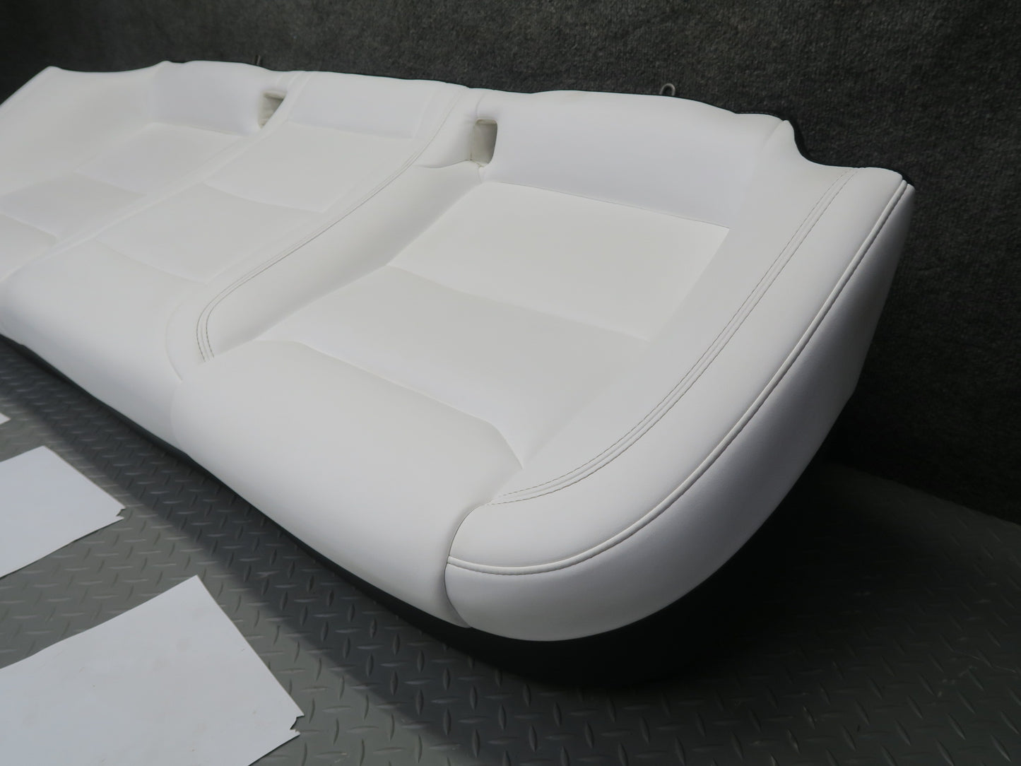 2016-2019 Tesla Model S 75D Front & Rear Left Right Leather Seat White Set
