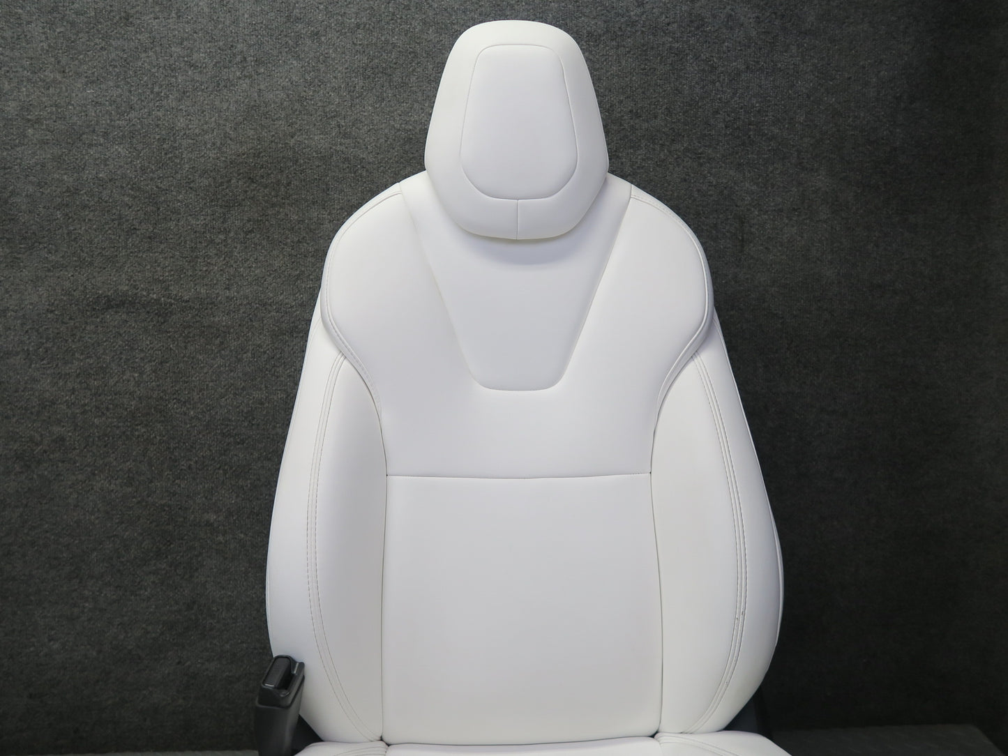 2016-2019 Tesla Model S 75D Front & Rear Left Right Leather Seat White Set