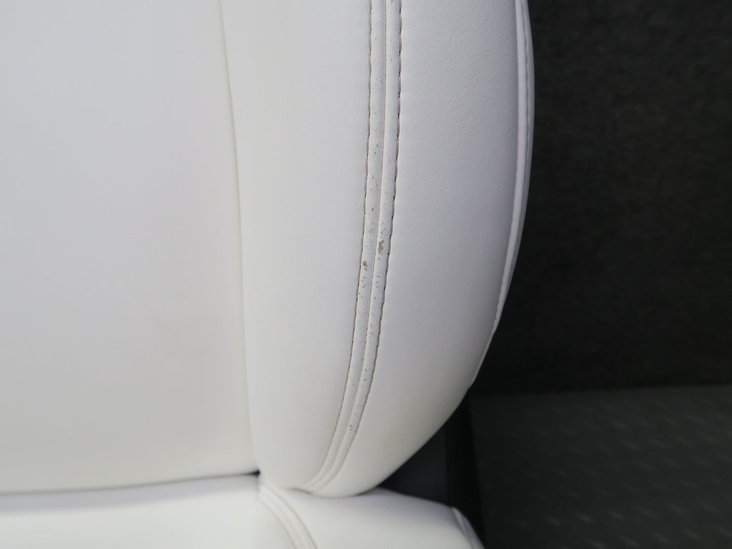 2016-2019 Tesla Model S 75D Front & Rear Left Right Leather Seat White Set