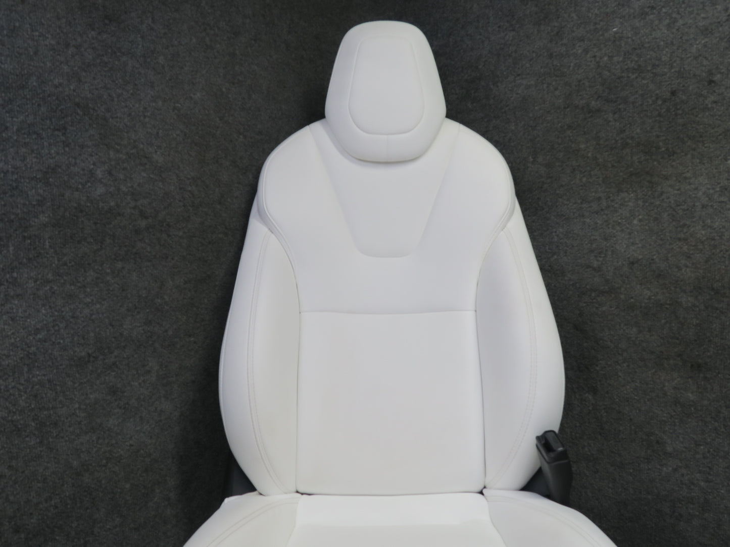 2016-2019 Tesla Model S 75D Front & Rear Left Right Leather Seat White Set
