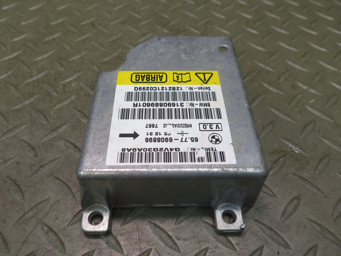 00-02 BMW E36/7 Z3 CONVERTIBLE SRS AIRBAG CONTROL MODULE UNIT 6908896 OEM