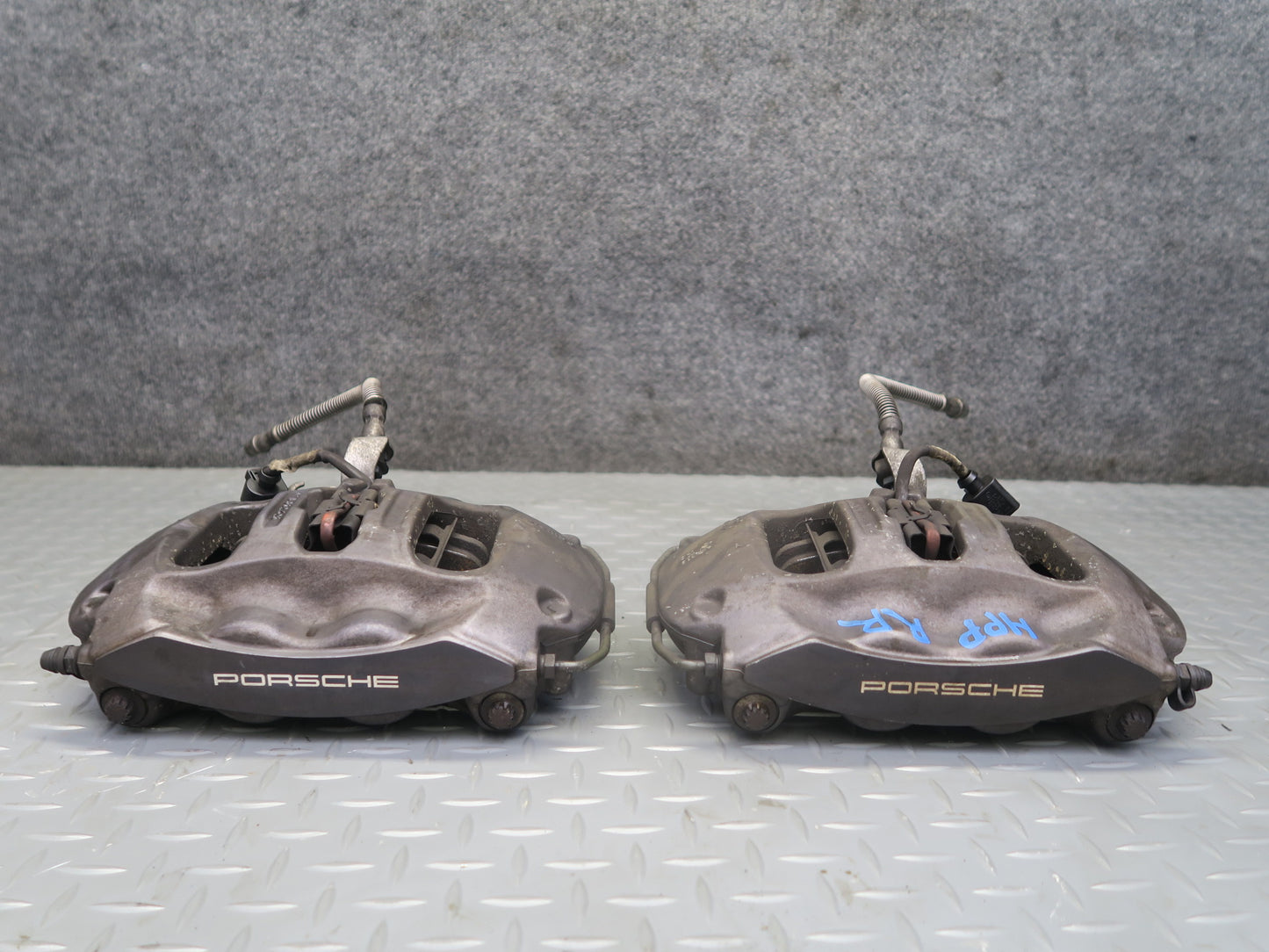 10-16 Porsche Panamera 4 970 AWD Rear Left & Right Brembo Brake Caliper Set 37K