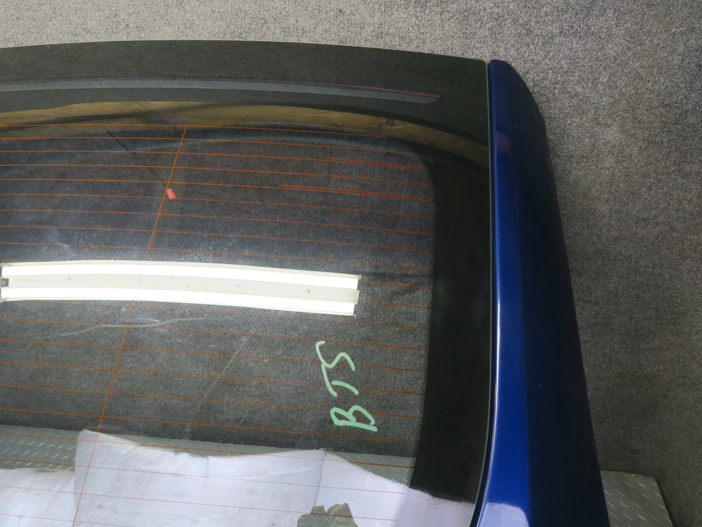 2016-2019 Tesla Model S 75D Rear Trunk Lid Liftgate Tailgate W/ Glass Blue