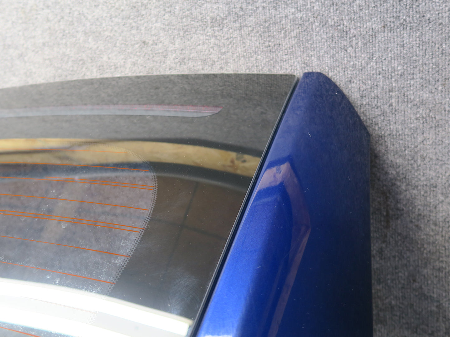 2016-2019 Tesla Model S 75D Rear Trunk Lid Liftgate Tailgate W/ Glass Blue