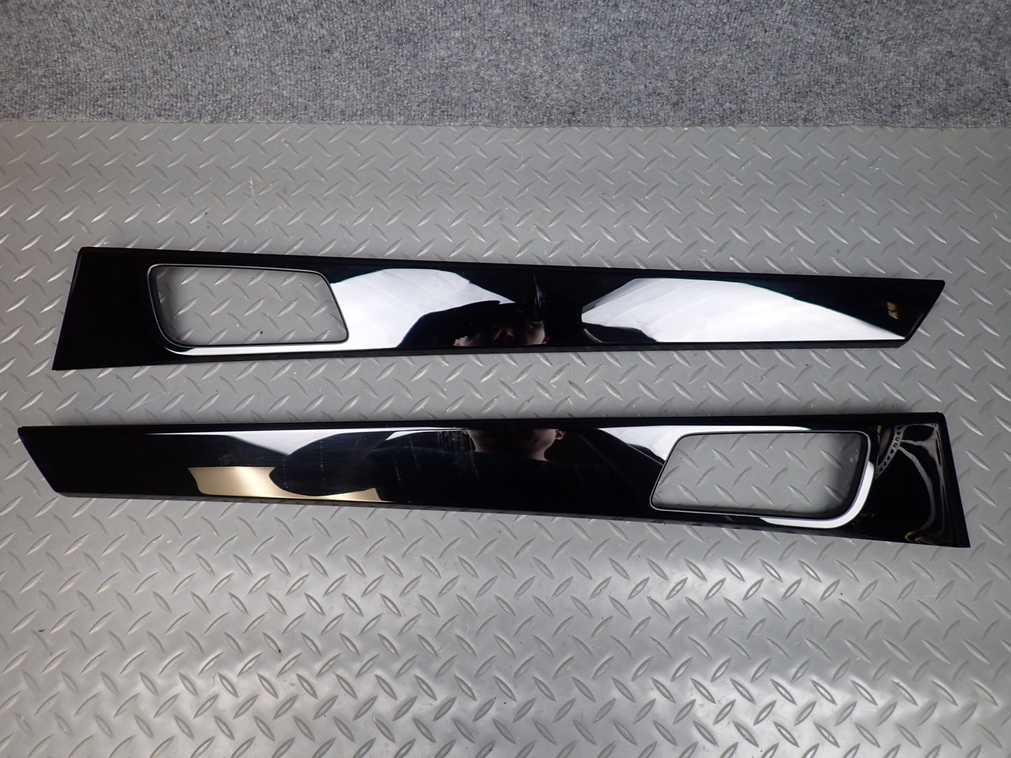 17-23 Porsche Panamera 971 Front & Rear Door Trim Bezel Cover Panel Set of 4