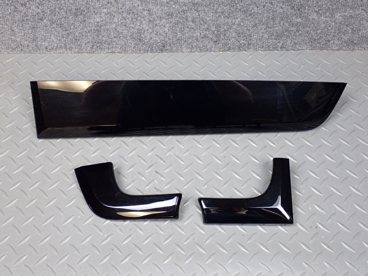 17-23 Porsche Panamera 971 Front Dash Trim Bezel Cover Panel Set of 2