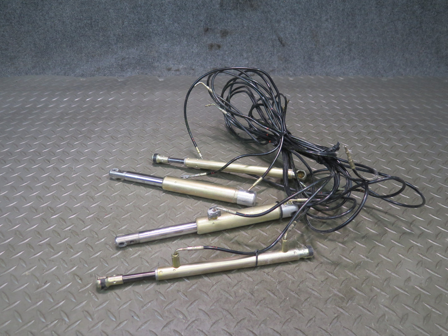 01-06 BMW E46 330Ci Convert Set of 6 TOP Hydraulic Cylinder w Hose Line Set OEM