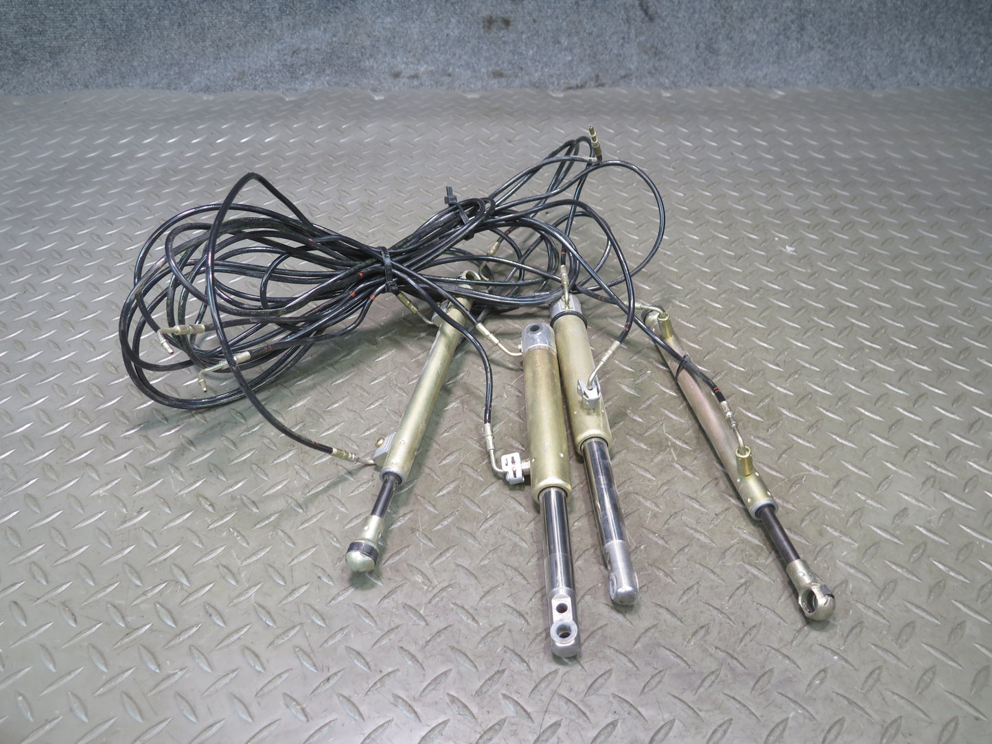 01-06 BMW E46 330Ci Convert Set of 6 TOP Hydraulic Cylinder w Hose Line Set OEM