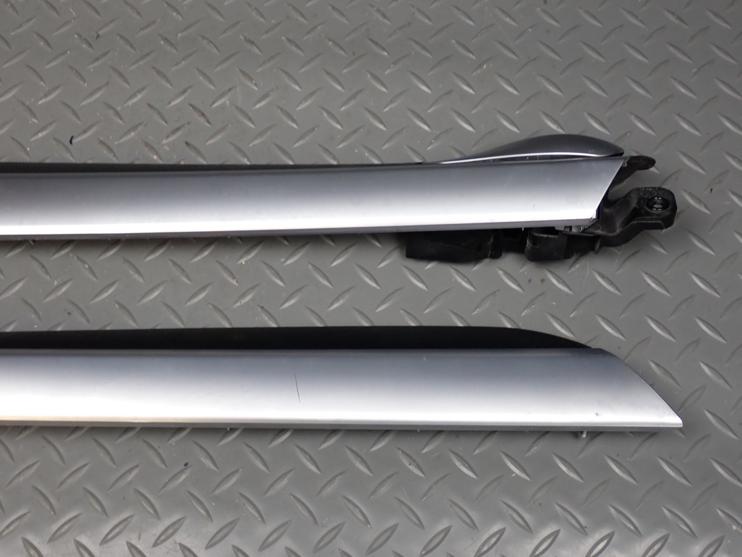 10-14 BMW E71 X6M Front & Rear Door Trim Bezel Panel Carbon Leather Set of 4