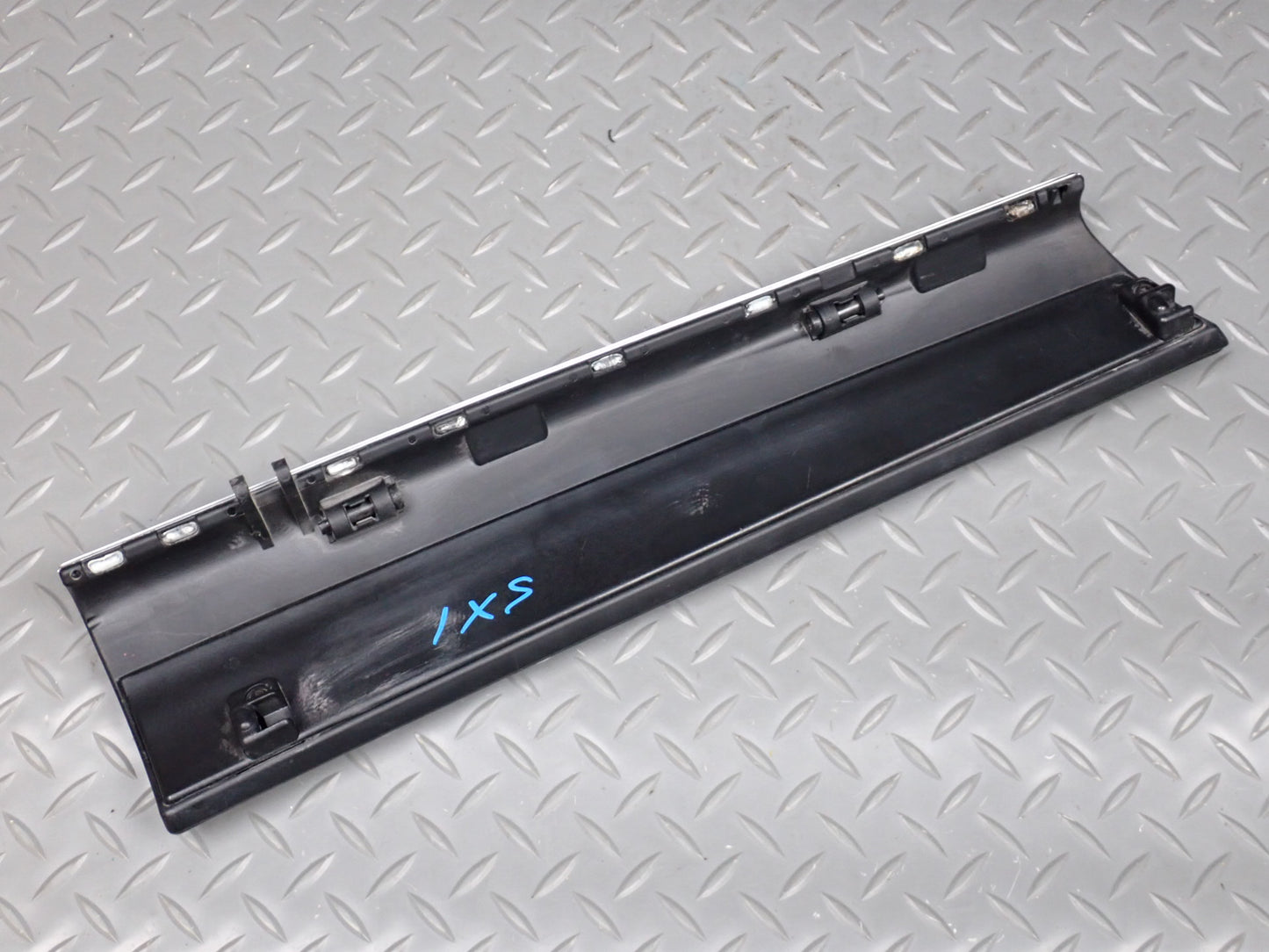 10-14 BMW E71 X6M Dash Front Left Right Trim Bezel Panel Carbon Leather Set of 3