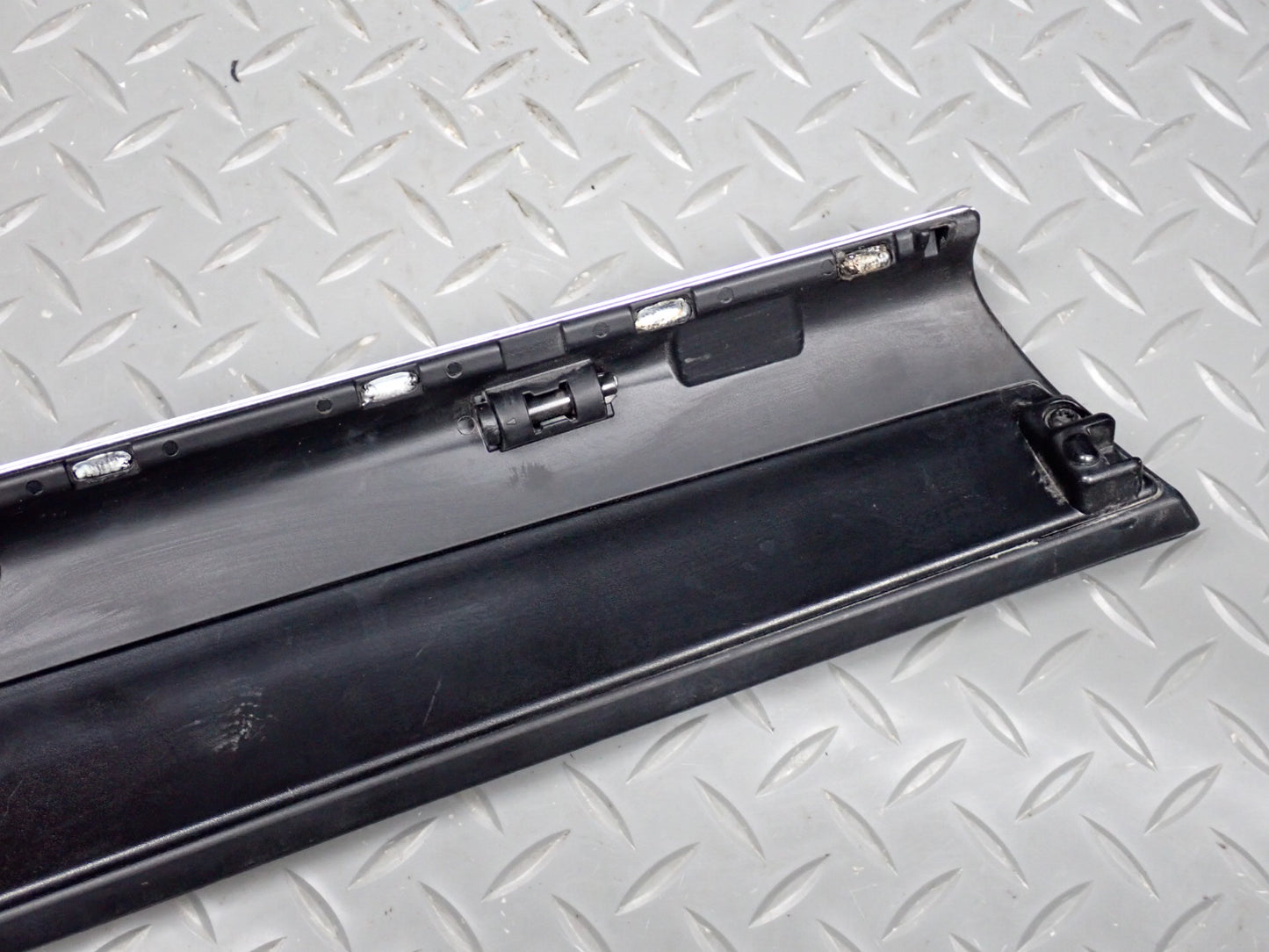 10-14 BMW E71 X6M Dash Front Left Right Trim Bezel Panel Carbon Leather Set of 3