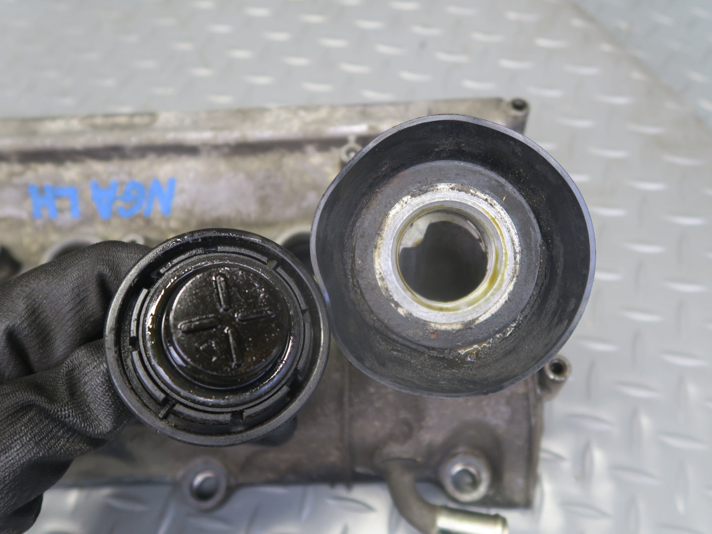 95-97 Nissan Gloria Y33 VQ30DET Turbo Engine Left Cylinder Head Valve Cover OEM