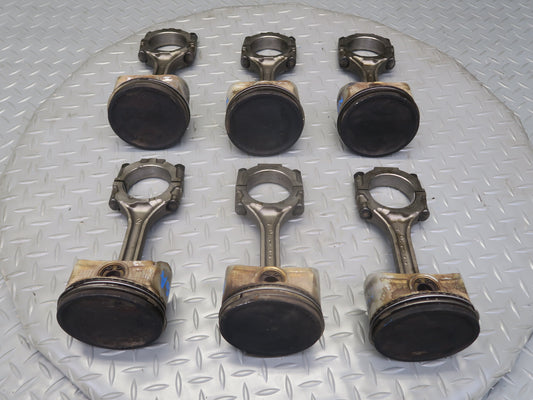 95-97 Nissan Gloria HY33 VQ30DET Set of 6 Engine Piston Connecting Rod 60K OEM