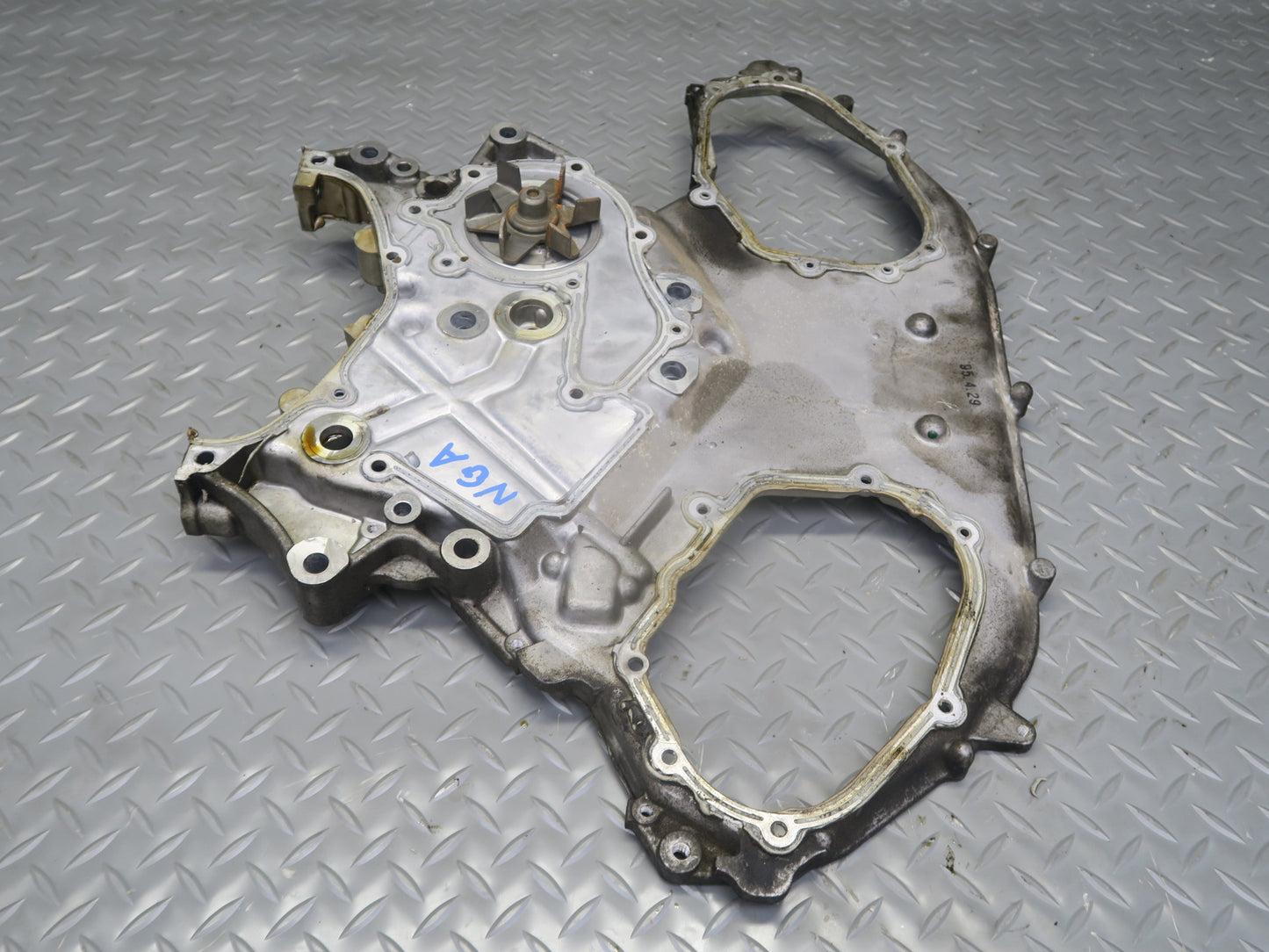 95-97 Nissan Gloria HY33 VQ30DET Turbo Front Inner Engine Timing Belt Cover OEM