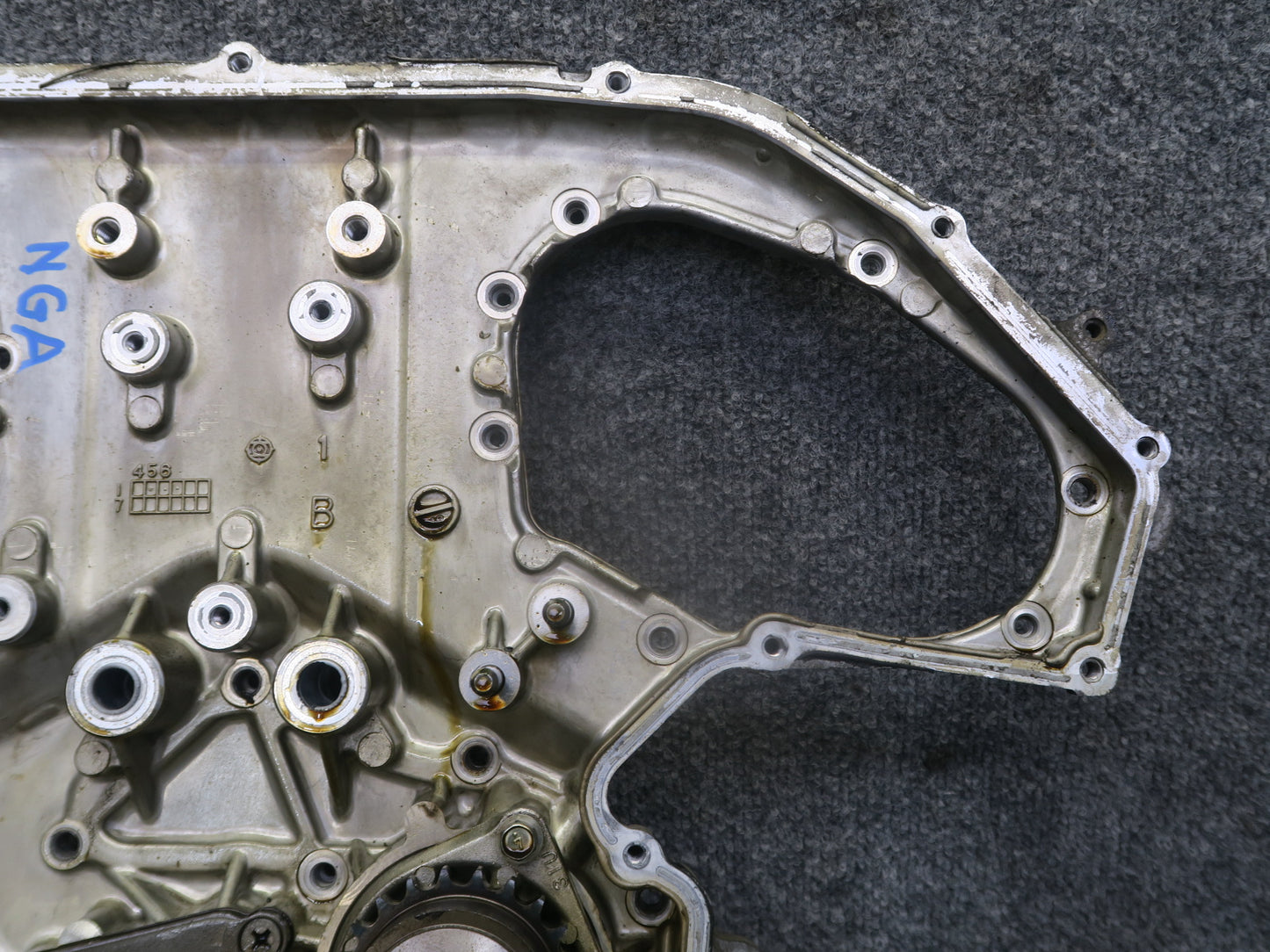 95-97 Nissan Gloria HY33 VQ30DET Turbo Front Inner Engine Timing Belt Cover OEM