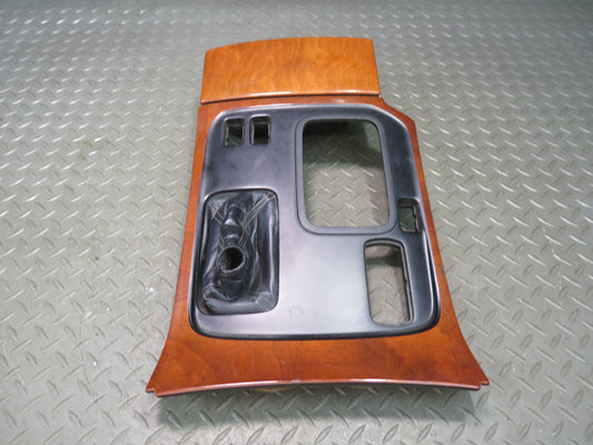 1998-2002 Lexus UZJ100L LX470 Center Console Shifter Wood Trim Cover  Panel