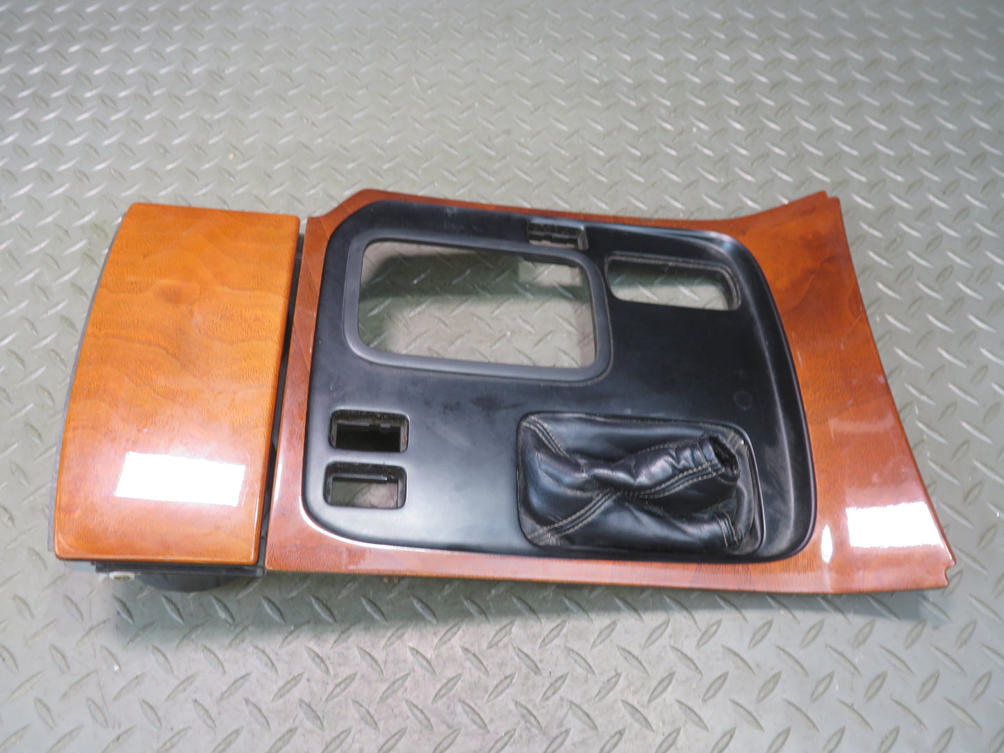 1998-2002 Lexus UZJ100L LX470 Center Console Shifter Wood Trim Cover  Panel
