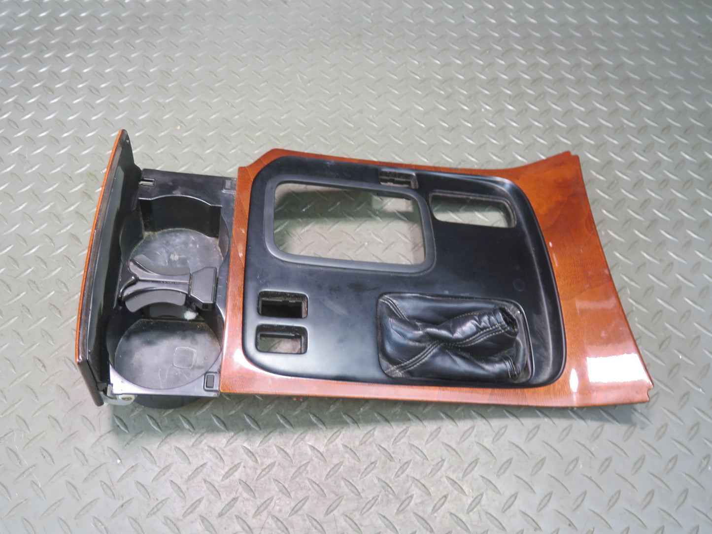 1998-2002 Lexus UZJ100L LX470 Center Console Shifter Wood Trim Cover  Panel