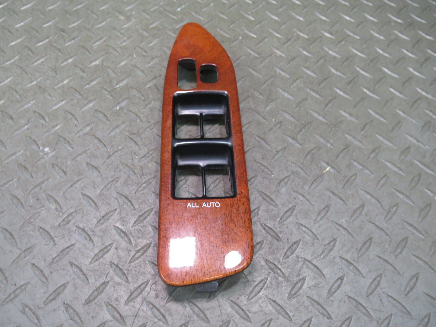 1998-2002 Lexus UZJ100L LX470 Front Left Side Power Window Switch Panel Wood