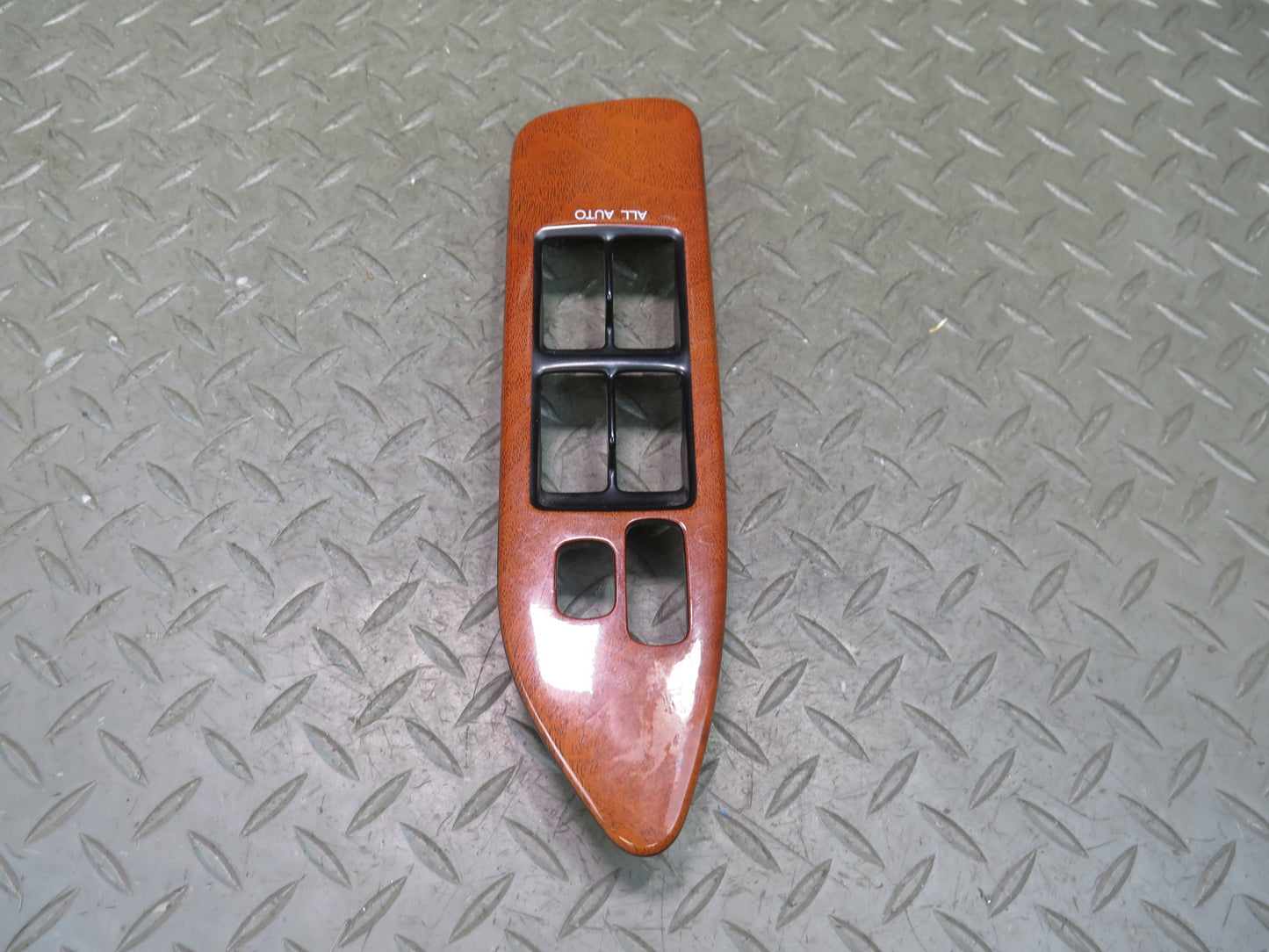 1998-2002 Lexus UZJ100L LX470 Front Left Side Power Window Switch Panel Wood