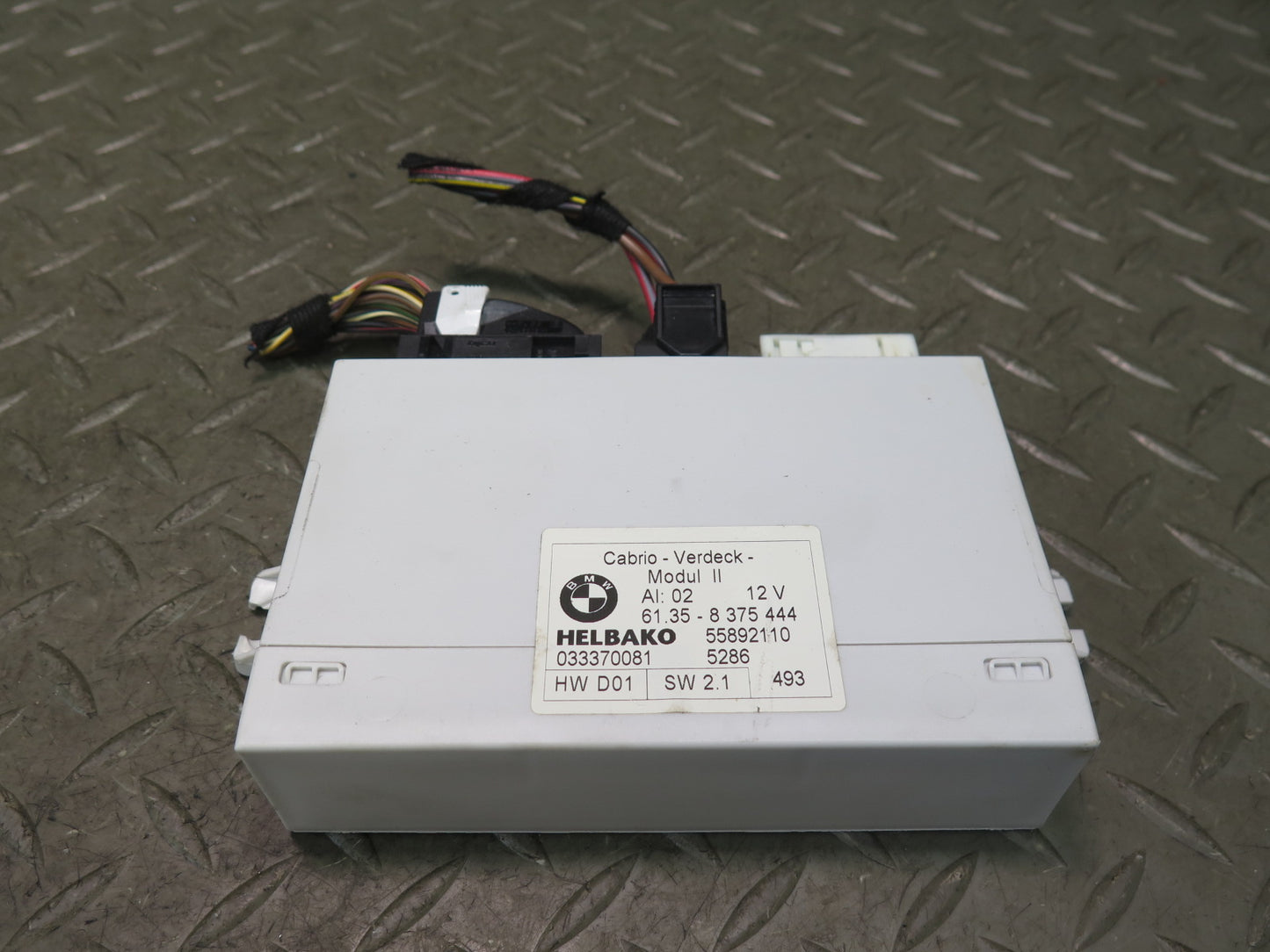 01-06 BMW E46 330ci Convertible Folding TOP Roof Control Unit Module 8375444 OEM