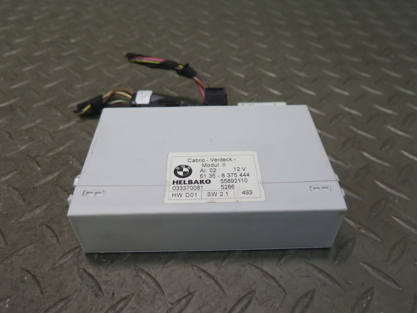 01-06 BMW E46 330ci Convertible Folding TOP Roof Control Unit Module 8375444 OEM