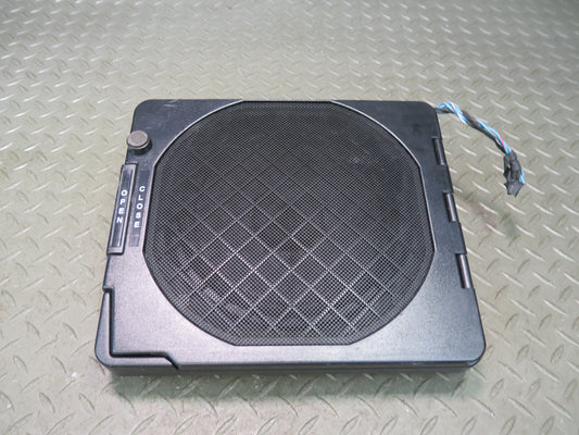 01-06 BMW E46 330ci Convertible Rear Subwoofer Speaker w Cover Black OEM