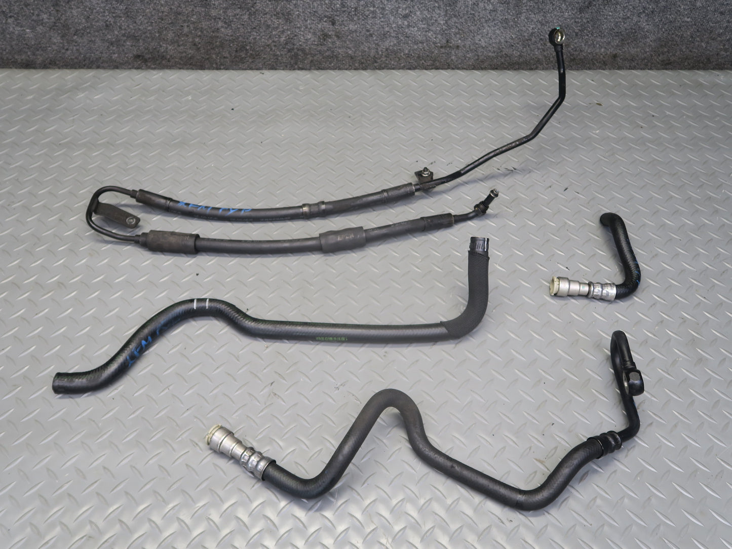 04-06 BMW E53 X5 N62 Power Steering Hose Pipe Line Set OEM